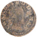 Moneta, STATI FRANCESI, NEVERS & RETHEL, Denier Tournois, 1653, MB, Rame