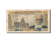 Francia, 500 Francs, 500 F 1954-1958 ''Victor Hugo'', 1958, KM:133b, 1958-10-...