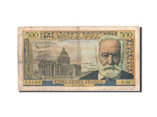 France, 500 Francs, 500 F 1954-1958 ''Victor Hugo'', 1958, KM #133b,...