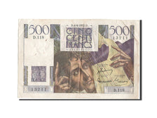 France, 500 Francs, 500 F 1945-1953 ''Chateaubriand'', 1952, KM #129c,...