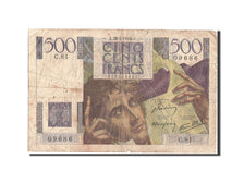 France, 500 Francs, 500 F 1945-1953 ''Chateaubriand'', 1940, KM #129a,...