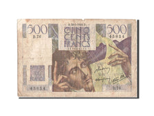 France, 500 Francs, 500 F 1945-1953 ''Chateaubriand'', 1946, KM #129a,...
