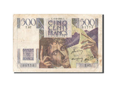 France, 500 Francs, 500 F 1945-1953 ''Chateaubriand'', 1946, KM #129a,...