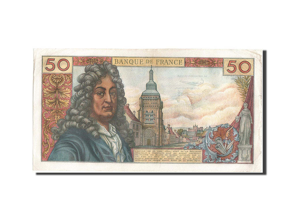 France, 50 Francs, 50 F 1962-1976 ''Racine'', 1963, KM #148a, 1963-05-02,...