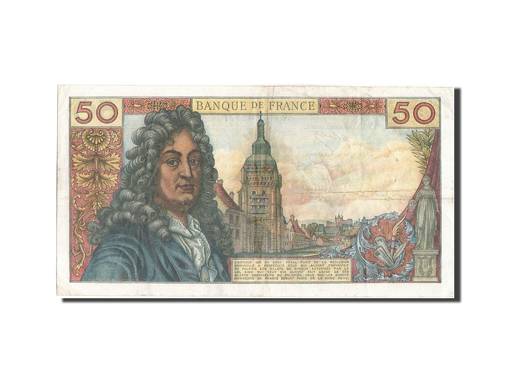 France, 50 Francs, 50 F 1962-1976 ''Racine'', 1970, KM #148c, 1970-04-02,...