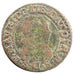 FRANCE, Double Tournois, 1633, VF(20-25), Copper, Boudeau #1852, 2.40