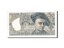 Biljet, Frankrijk, 50 Francs, 50 F 1976-1992 ''Quentin de La Tour'', 1980, TB+