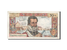 France, 50 Nouveaux Francs, 50 NF 1959-1961 ''Henri IV'', 1959, KM #143a,...
