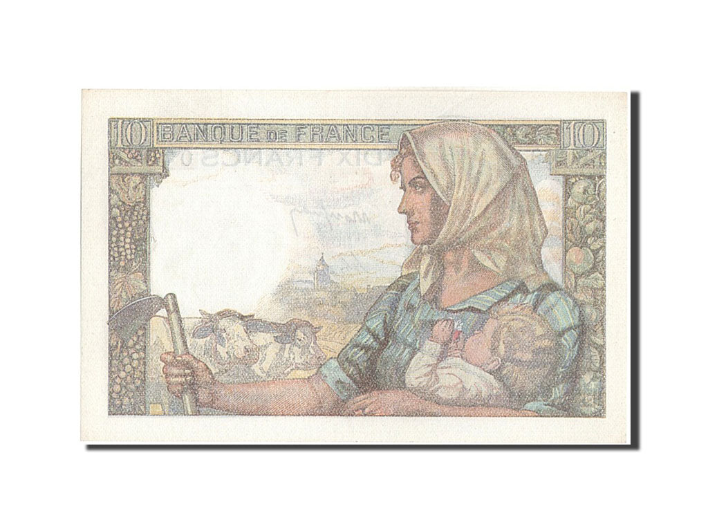 Banconote, Francia, 10 Francs, 10 F 1941-1949 ''Mineur'', 1949, 1949-03-10, SPL
