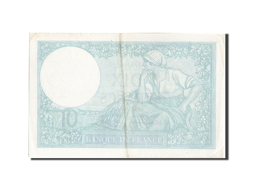 France, 10 Francs, 10 F 1916-1942 ''Minerve'', 1941, KM #84, 1941-01-16,...