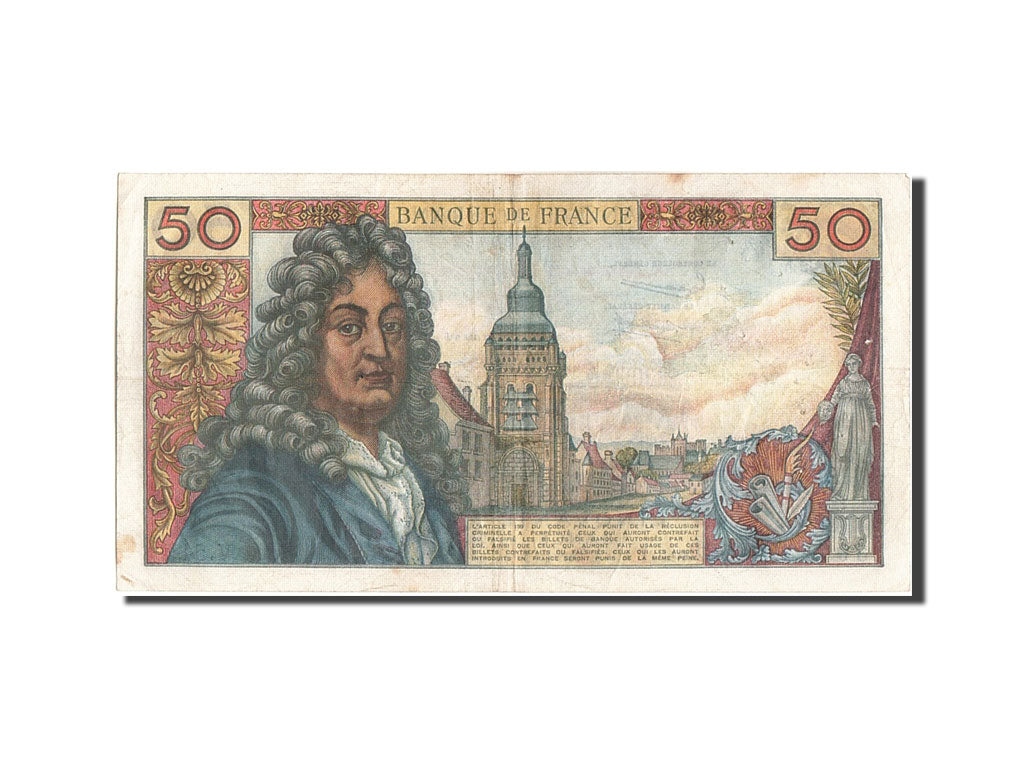 France, 50 Francs, 50 F 1962-1976 ''Racine'', 1963, KM #148a, 1963-02-07,...