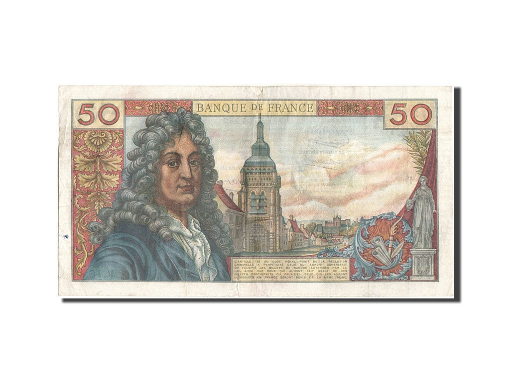 France, 50 Francs, 50 F 1962-1976 ''Racine'', 1962, KM #148a, 1962-06-07,...