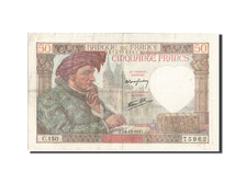 Billete, Francia, 50 Francs, 50 F 1940-1942 ''Jacques Coeur'', 1941, 1941-12-18
