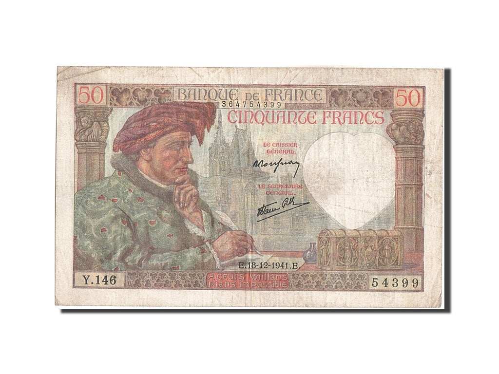 50 Francs type Jacques Coeur