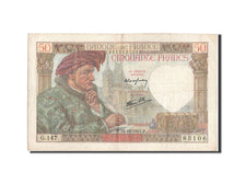 France, 50 Francs, 50 F 1940-1942 ''Jacques Coeur'', 1940, KM #93, 1941-12-18,..