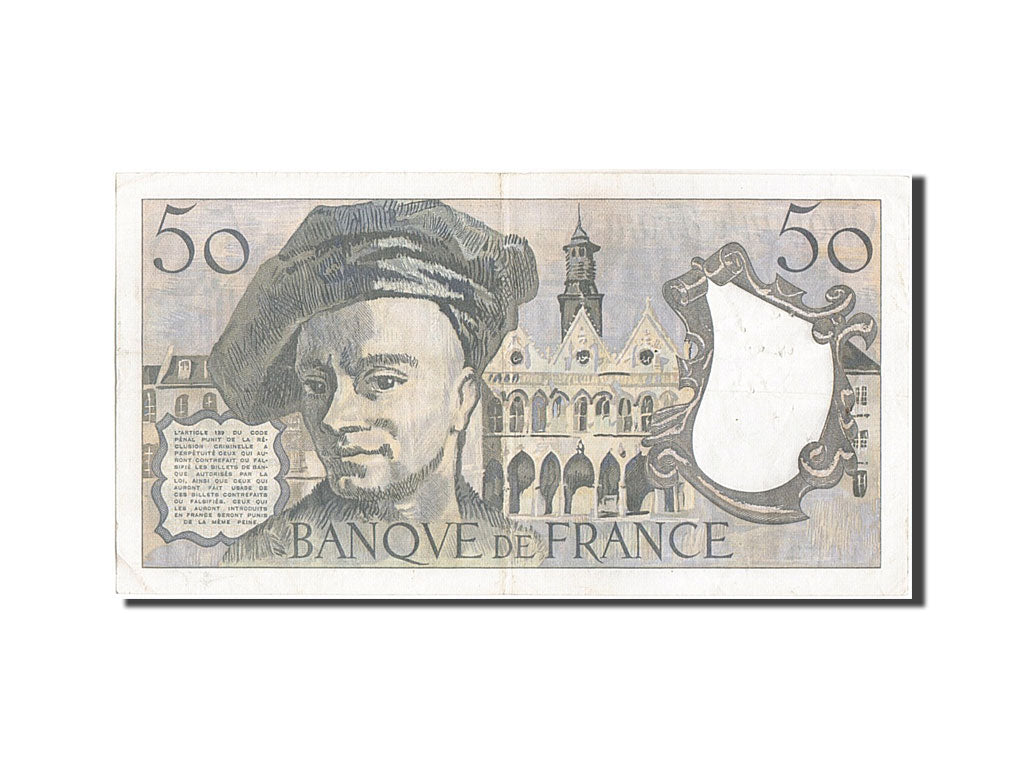 Banconote, Francia, 50 Francs, 50 F 1976-1992 ''Quentin de La Tour'', 1976, BB