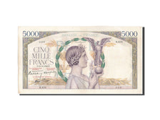 France, 5000 Francs, 5 000 F 1934-1944 ''Victoire'', 1940, KM #97a, 1940-12-12,.