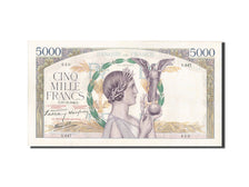 France, 5000 Francs, 5 000 F 1934-1944 ''Victoire'', 1940, KM #97a, 1940-12-19,.