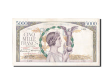 France, 5000 Francs, 5 000 F 1934-1944 ''Victoire'', 1940, KM #97a, 1940-12-19,.