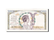 France, 5000 Francs, 5 000 F 1934-1944 ''Victoire'', 1941, KM #97c, 1941-05-08,.