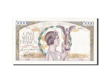 Banknot, Francja, 5000 Francs, Victoire, 1941, AU(50-53), Fayette:46.25, KM:97c