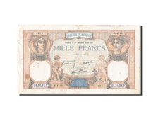Francia, 1000 Francs, 1 000 F 1927-1940 ''Cérès et Mercure'', 1938, KM:90c,...