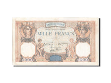 Banknote, France, 1000 Francs, 1 000 F 1927-1940 ''Cérès et Mercure'', 1938