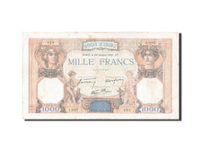 Billete, Francia, 1000 Francs, 1 000 F 1927-1940 ''Cérès et Mercure'', 1938