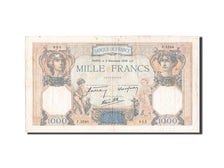 Banknote, France, 1000 Francs, 1 000 F 1927-1940 ''Cérès et Mercure'', 1938