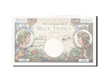 Banknot, Francja, 1000 Francs, Commerce et Industrie, 1940, 1940-11-28, UNC(63)