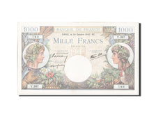 France, 1000 Francs, 1 000 F 1940-1944 ''Commerce et Industrie'', 1940, KM...