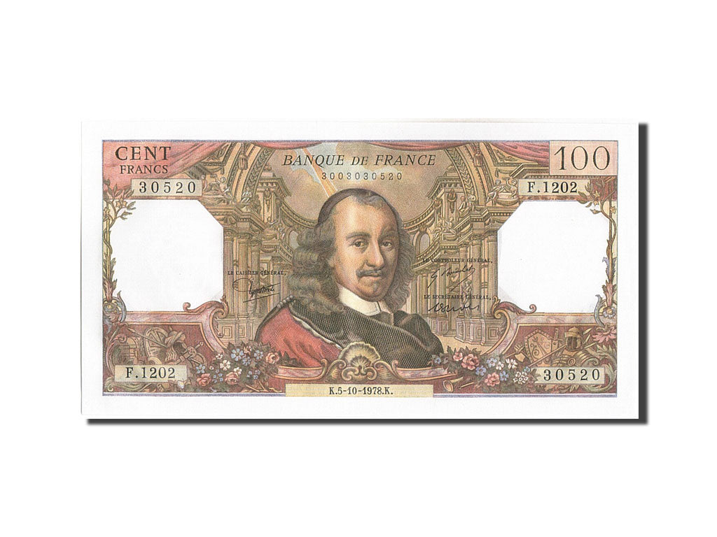 Billete, Francia, 100 Francs, 100 F 1964-1979 ''Corneille'', 1978, 1978-10-05