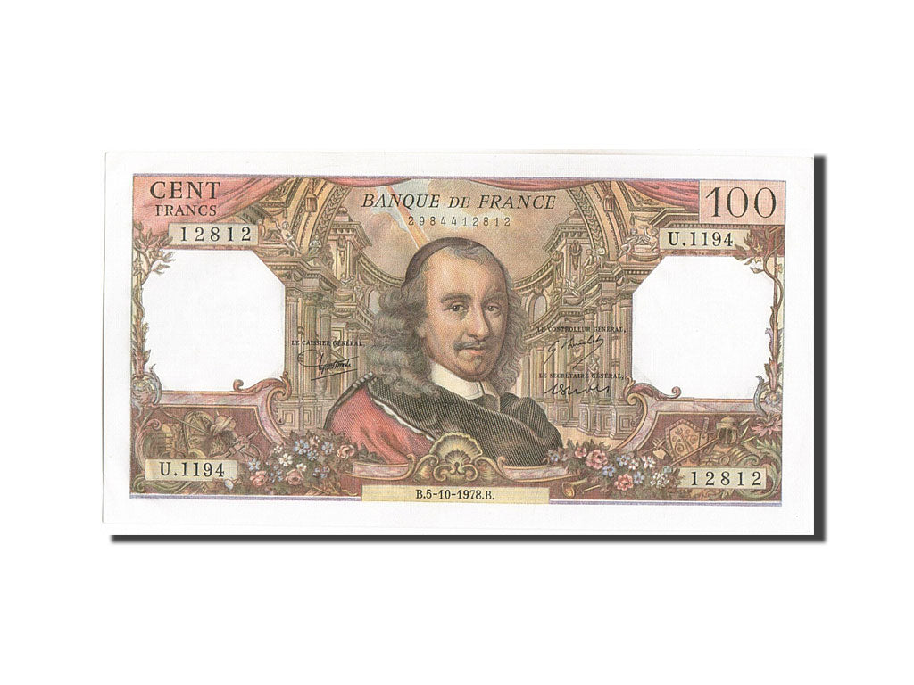 Billete, Francia, 100 Francs, 100 F 1964-1979 ''Corneille'', 1978, 1978-10-05