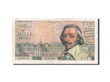 Francia, 1000 Francs, 1 000 F 1953-1957 ''Richelieu'', 1954, KM:134a, 1954-12...