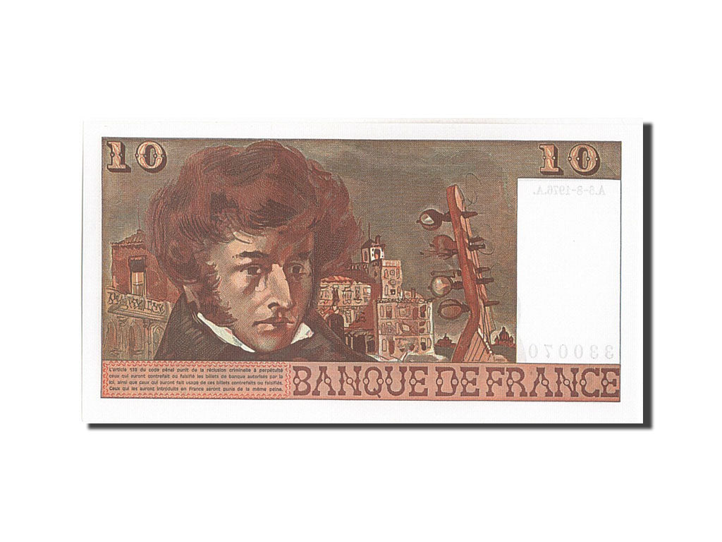 Billete, Francia, 10 Francs, 10 F 1972-1978 ''Berlioz'', 1976, UNC