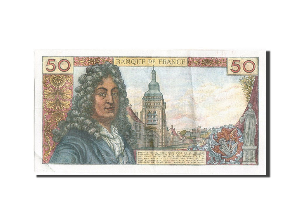 France, 50 Francs, 50 F 1962-1976 ''Racine'', 1975, KM #148e, 1975-03-06,...