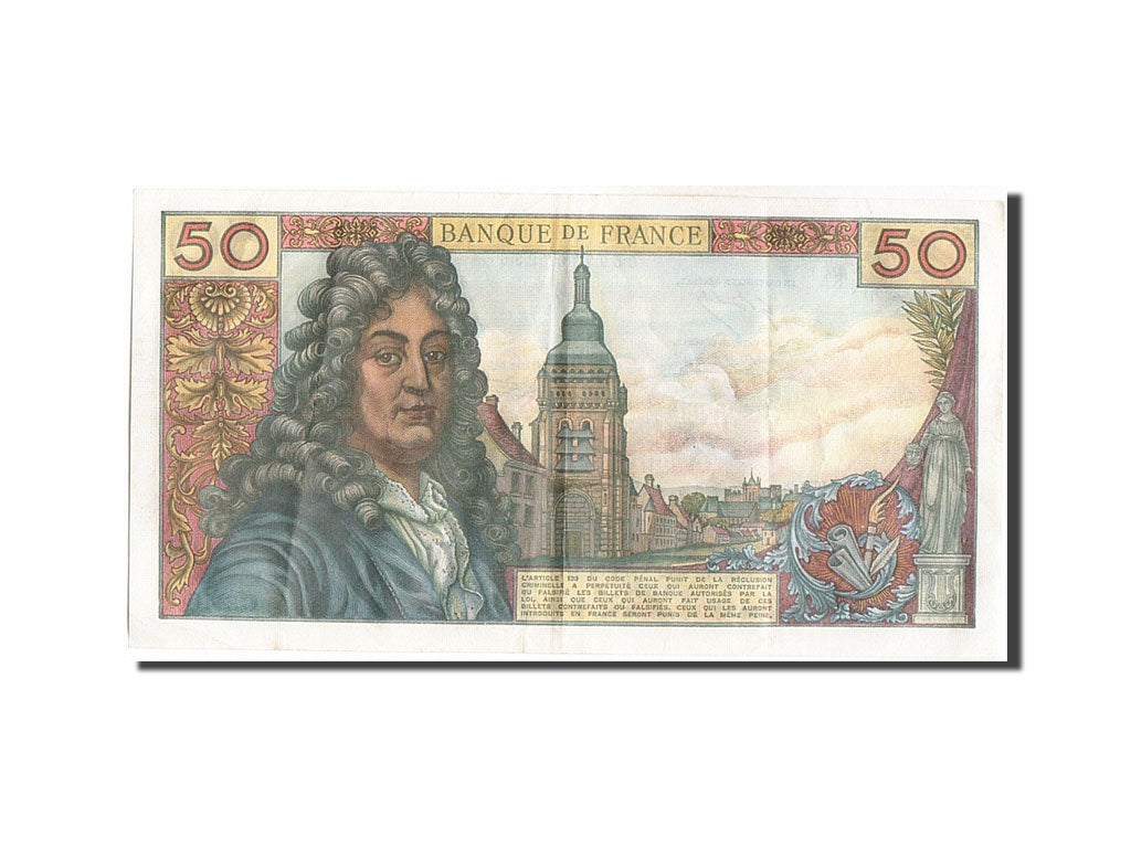 France, 50 Francs, 50 F 1962-1976 ''Racine'', 1975, KM #148d, 1974-02-07,...