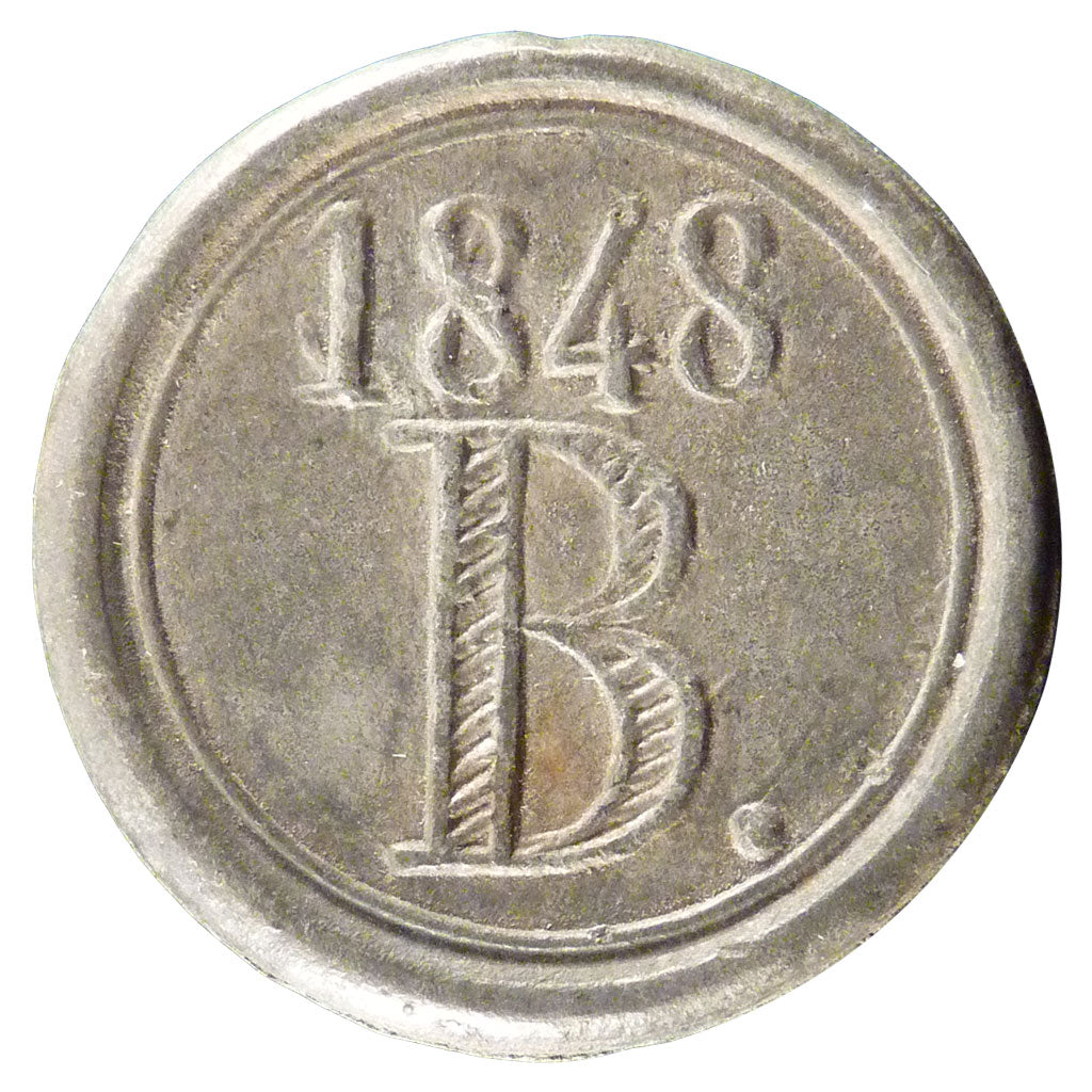 Francia, Méreau, 1848, BB+, Peltro