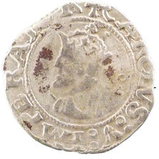 FRANCE, Demi Carolus, 1551, VF(20-25), Silver, Boudeau #1295, 0.70