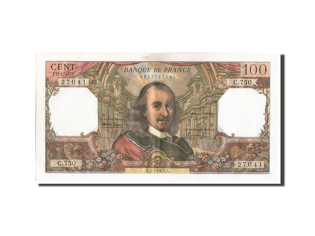 Banknote, France, 100 Francs, 100 F 1964-1979 ''Corneille'', 1973, 1973-07-05