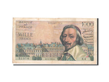 France, 1000 Francs, 1 000 F 1953-1957 ''Richelieu'', 1953, KM #134a,...