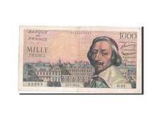 Francia, 1000 Francs, 1 000 F 1953-1957 ''Richelieu'', 1954, KM:134a, 1954-09...