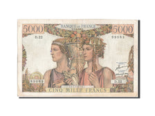 Banknote, France, 5000 Francs, 5 000 F 1949-1957 ''Terre et Mer'', 1949