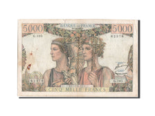 Banconote, Francia, 5000 Francs, 5 000 F 1949-1957 ''Terre et Mer'', 1952