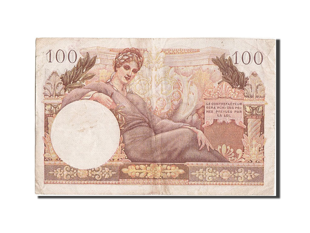 Banknote, France, 100 Francs, 1947 French Treasury, 1947, 1947-01-01, AU(50-53)