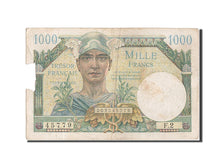 France, 1000 Francs, 1947 French Treasury, 1947, KM #M10, 1947-01-01, F(12-15),.