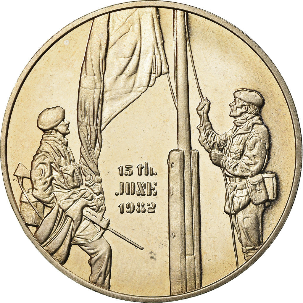 Falkland Islands, Médaille, Libération, Politics, Society, War, 1982, SPL