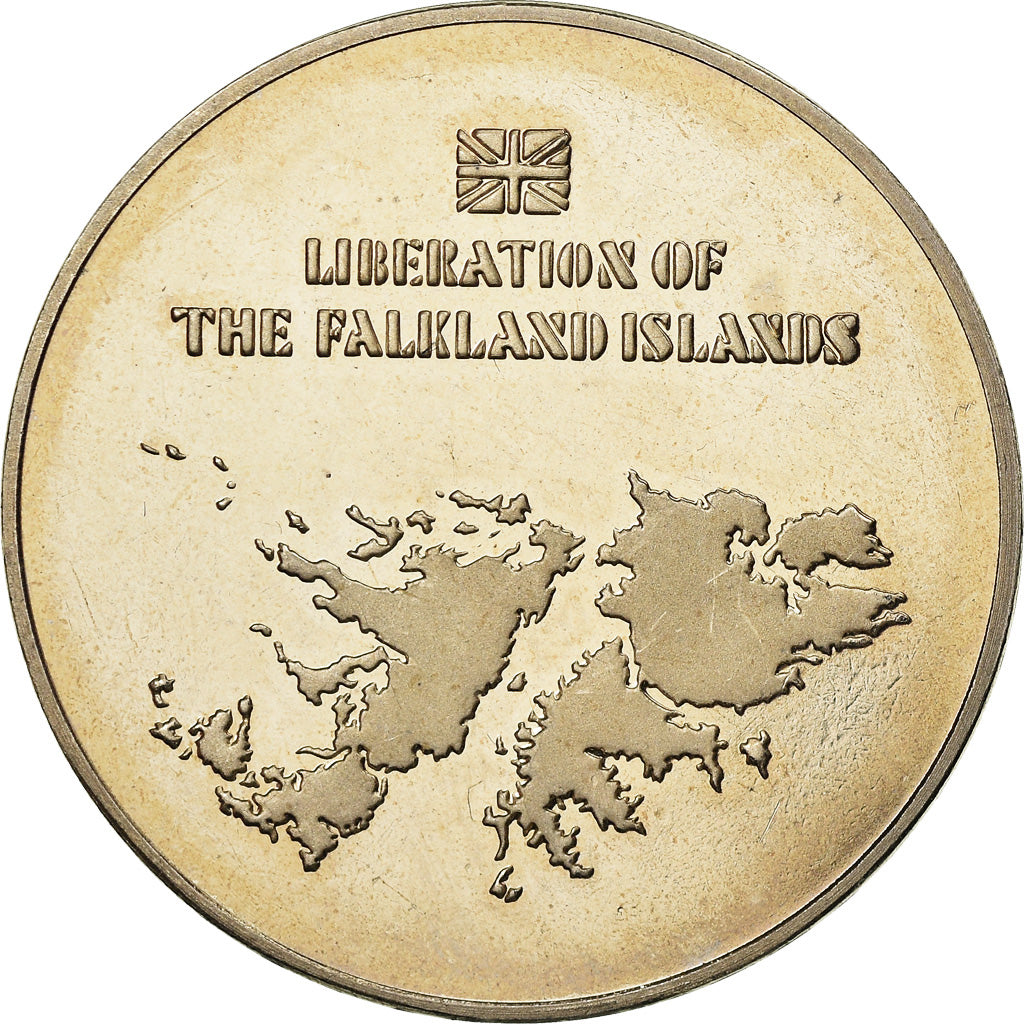 Falkland Islands, Médaille, Libération, Politics, Society, War, 1982, SPL