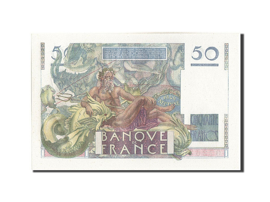 Francia, 50 Francs, 50 F 1946-1951 ''Le Verrier'', 1950, KM:127b, 1950-03-02,...