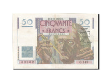 Geldschein, Frankreich, 50 Francs, 50 F 1946-1951 ''Le Verrier'', 1949